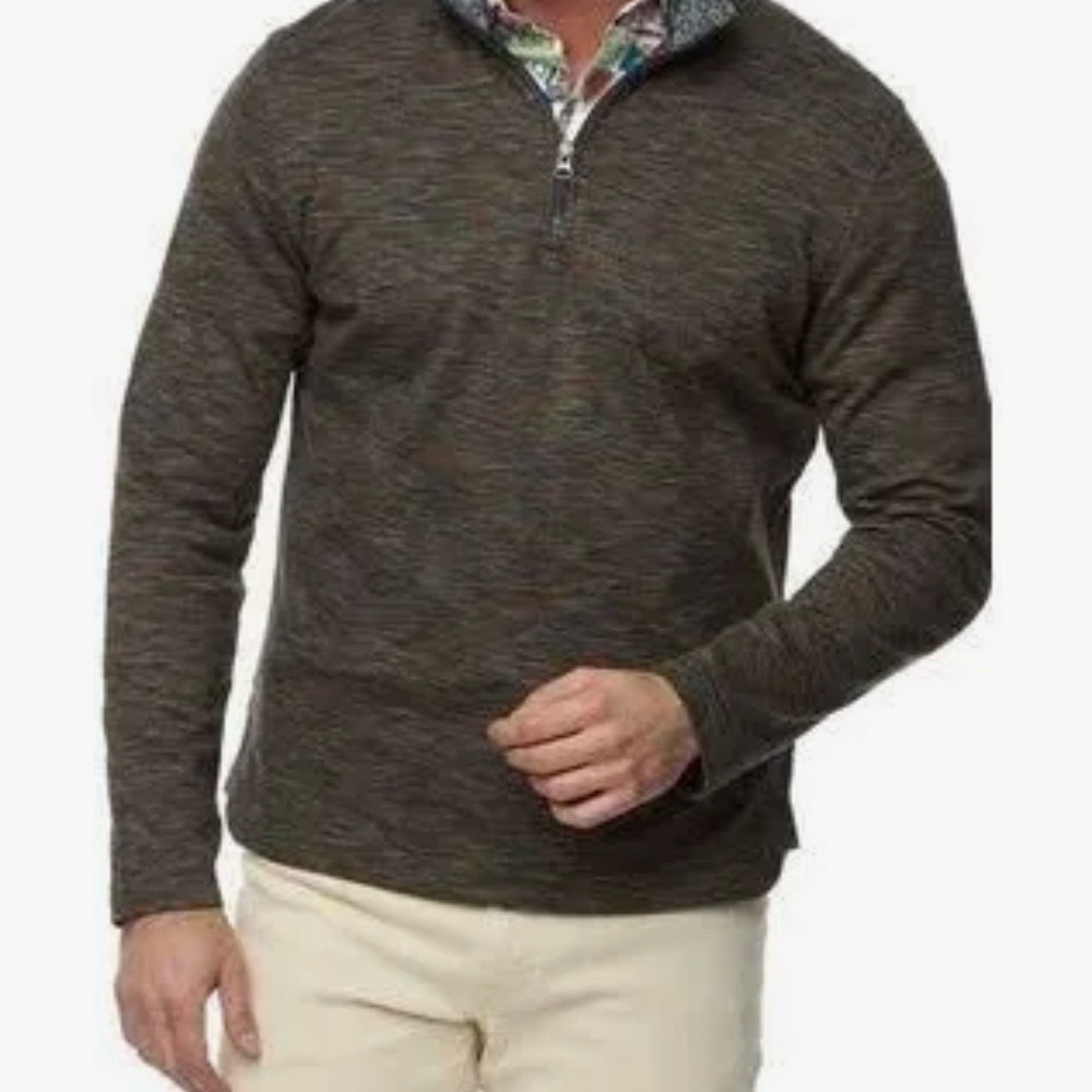 Robert Graham $188 NWTSpace Dye Quarter Zip